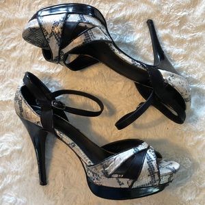 Snakeskin Heels